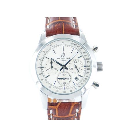 breitling transocean chrono 35mm damenmodell weiss|Breitling Transocean chronograph.